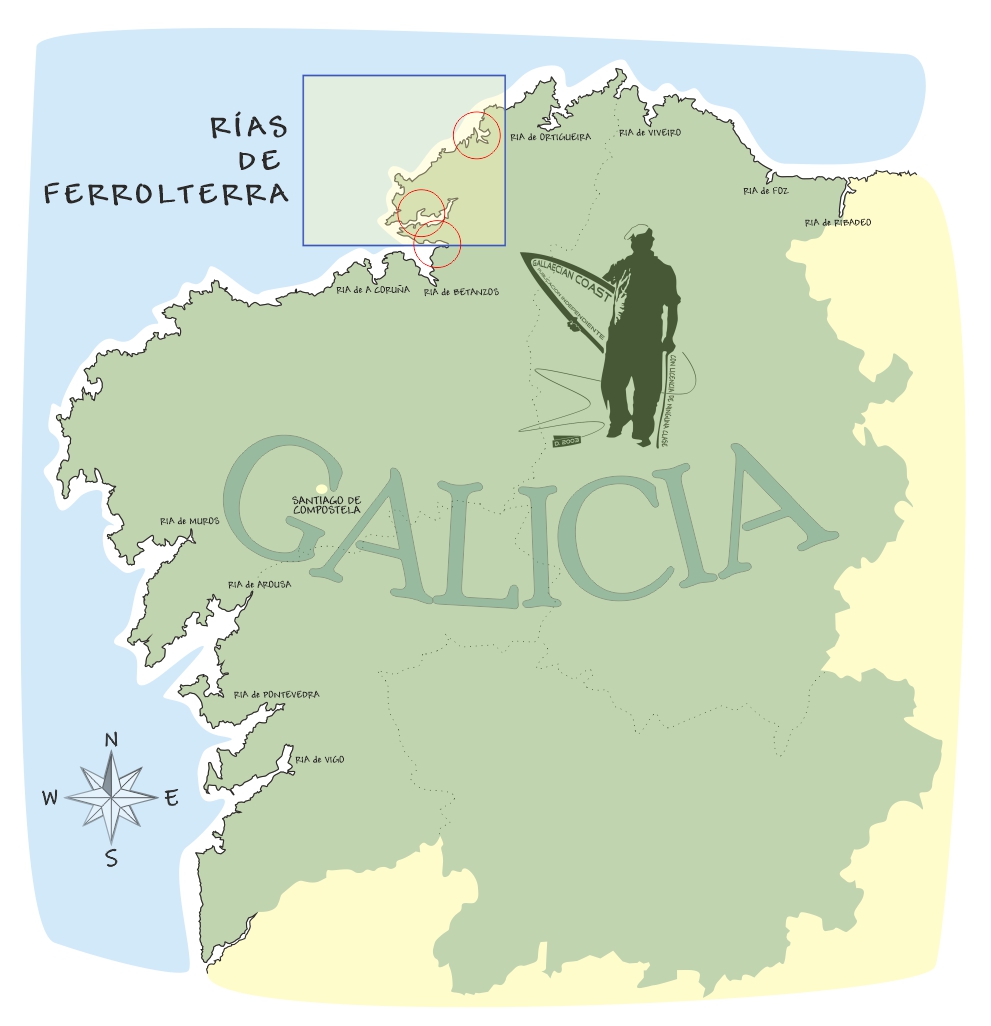 mapa galicia
